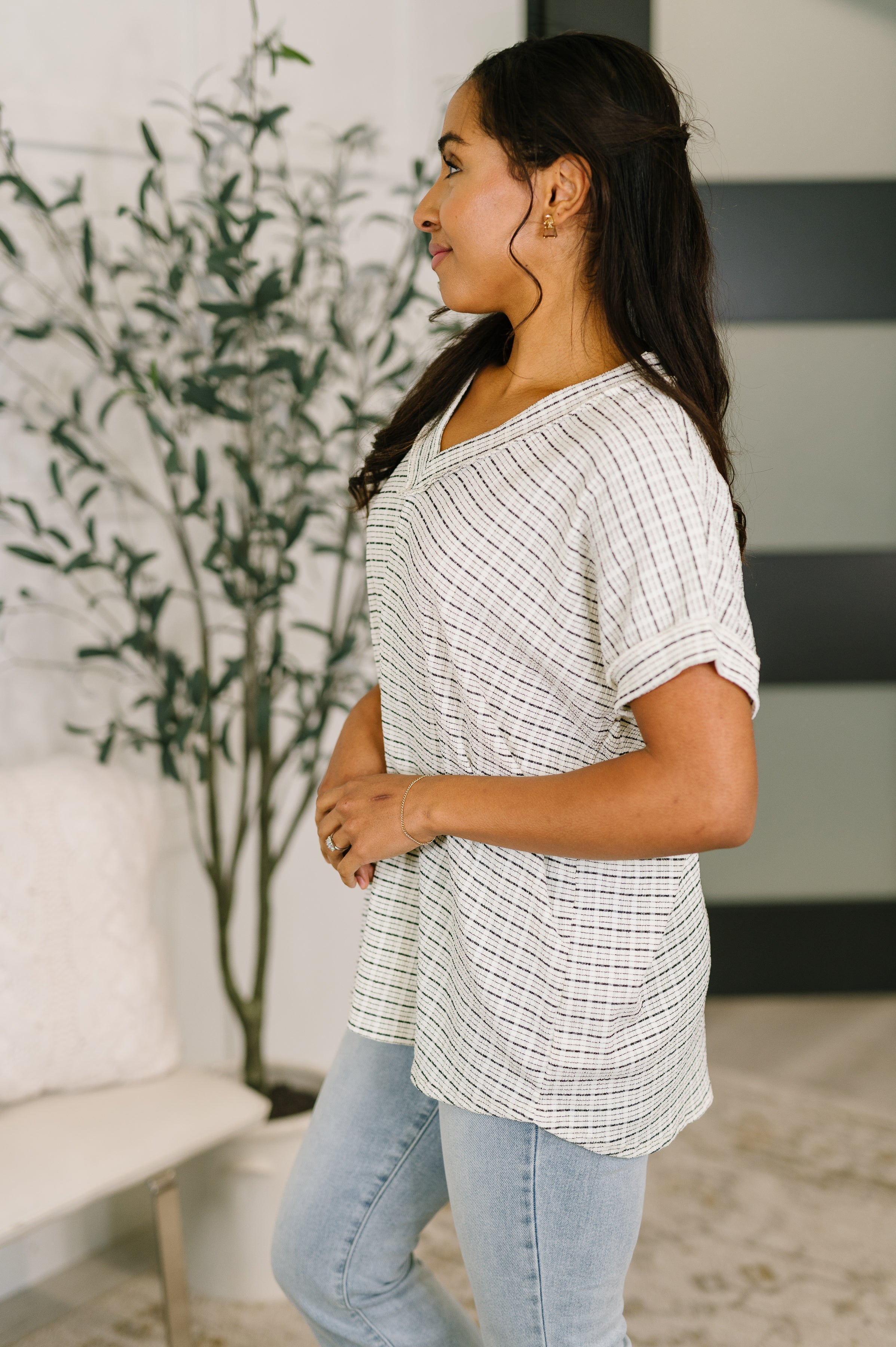 You Just Get It V-Neck Top - Charming Charlie