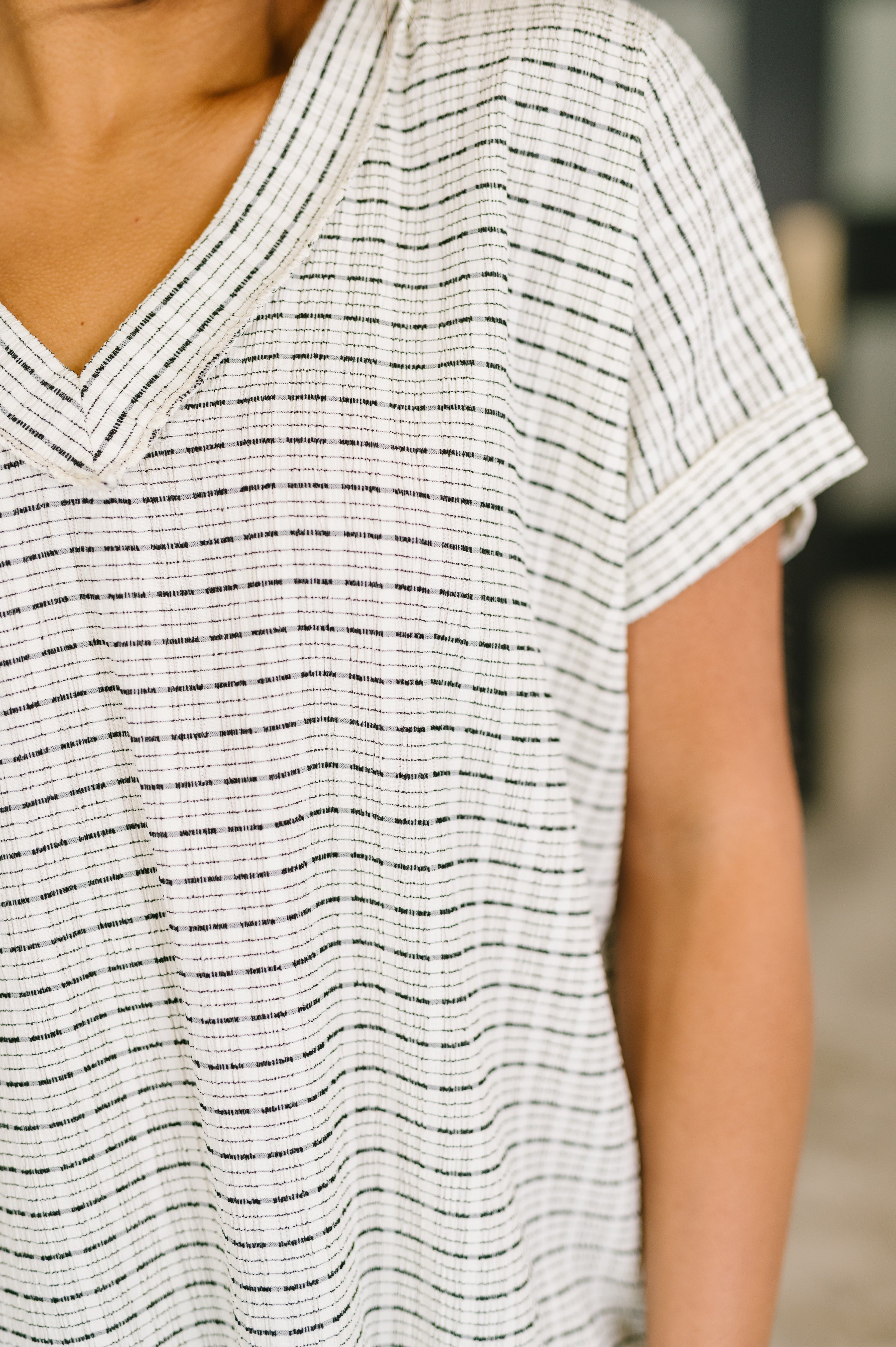 You Just Get It V-Neck Top - Charming Charlie