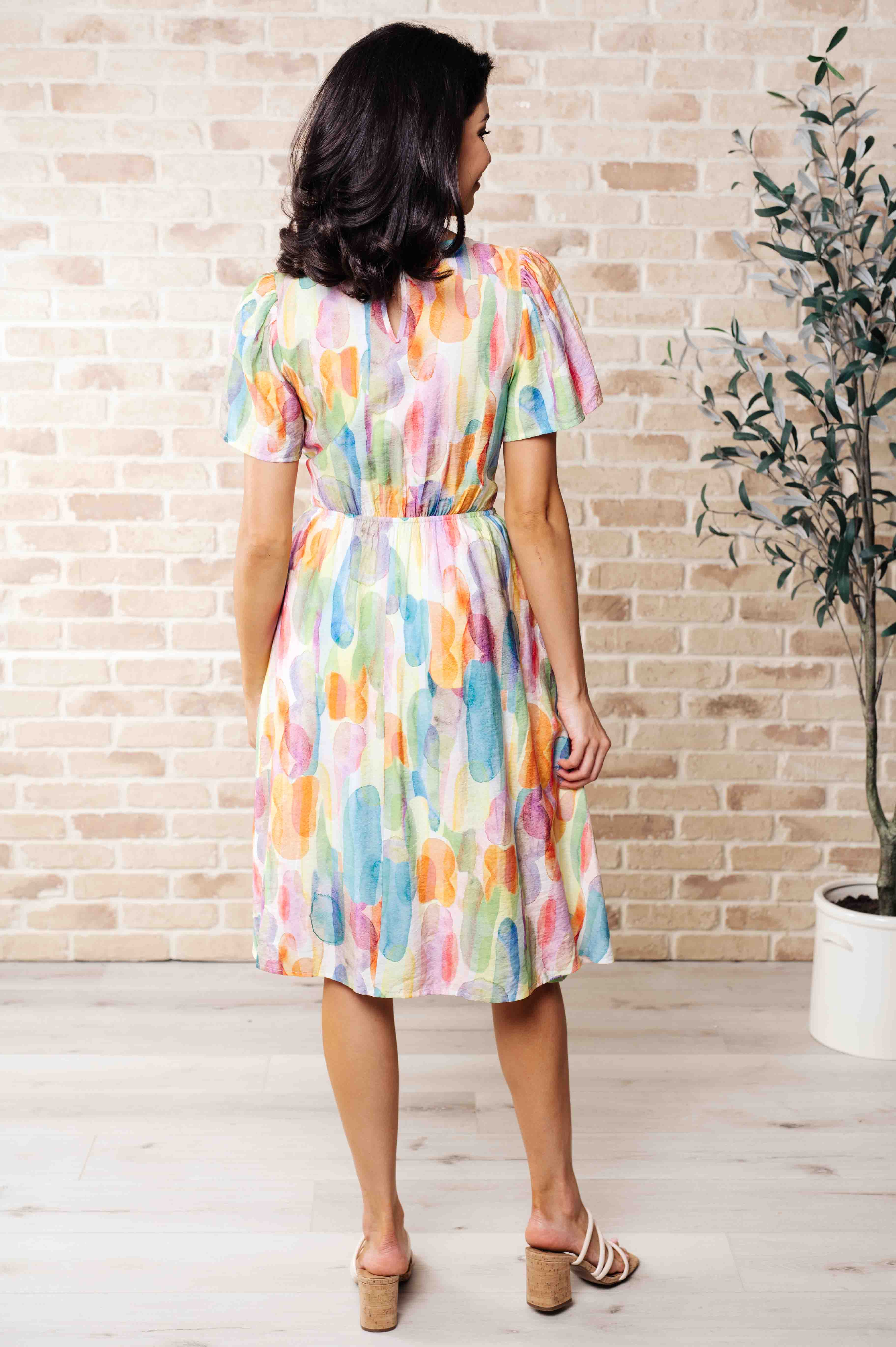 Young, Wild & Free Round Neck Dress - Charming Charlie