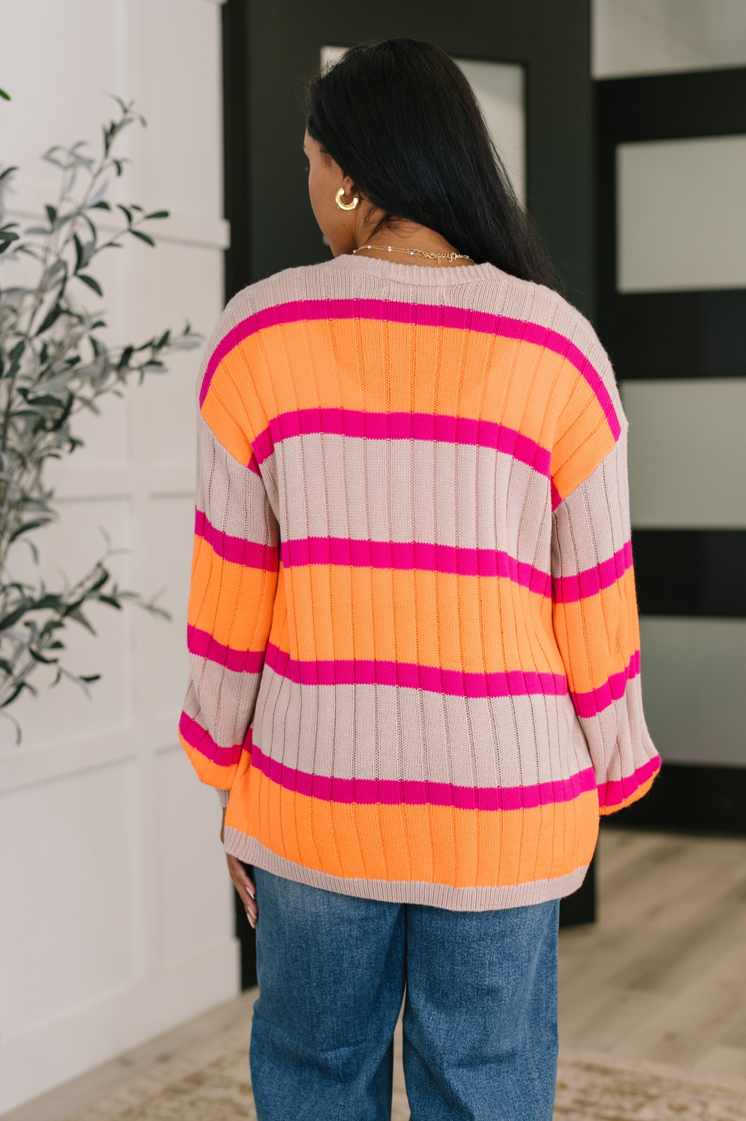 Your Opinion Matters Striped Cardigan - Charming Charlie