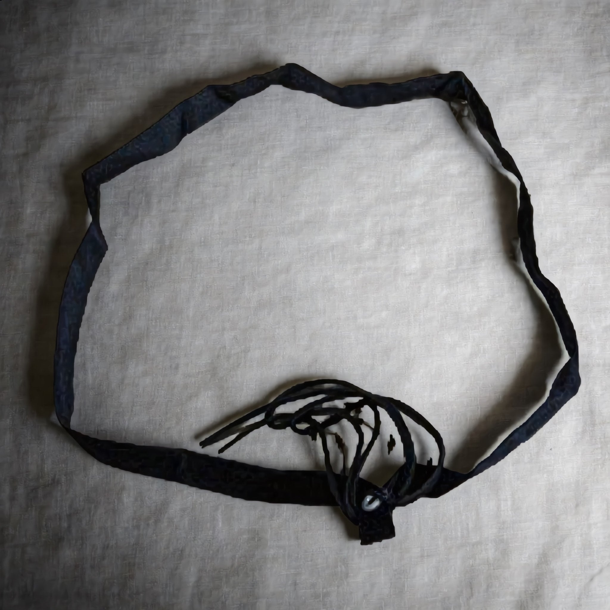 Handmade Black Abstract Choker - Charming Charlie