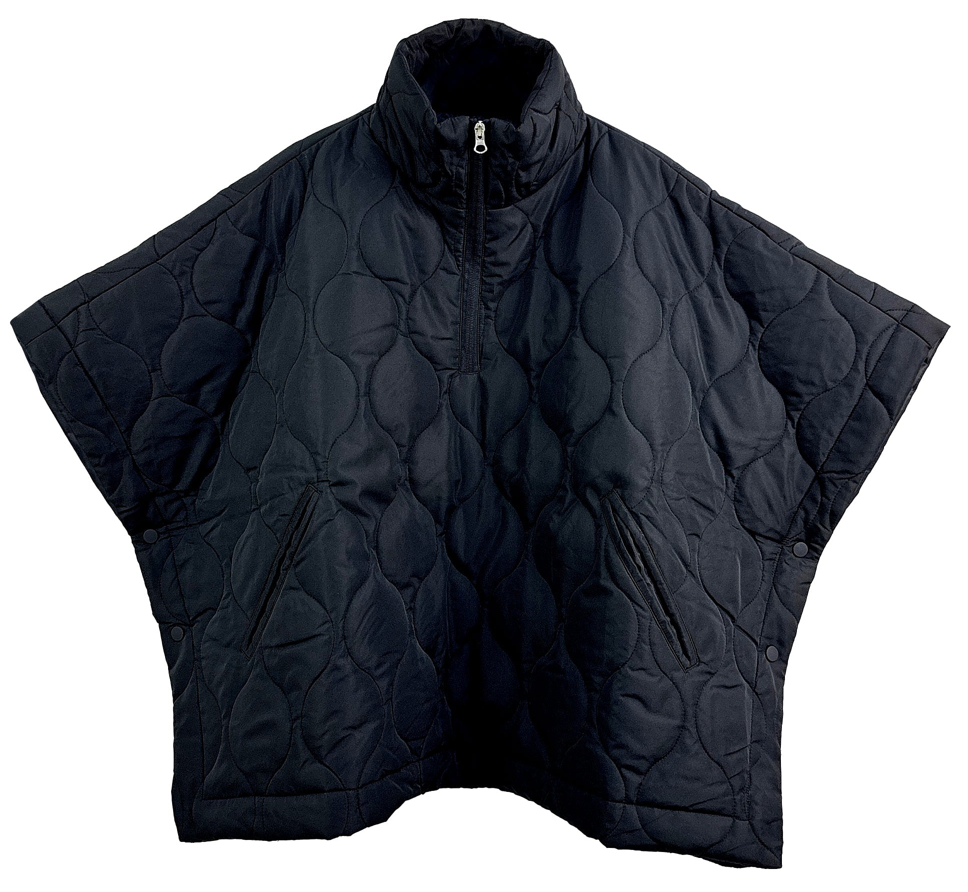 Quilted Puffer Poncho - Charming Charlie