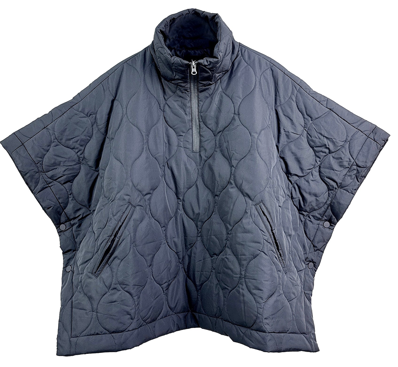 Quilted Puffer Poncho - Charming Charlie