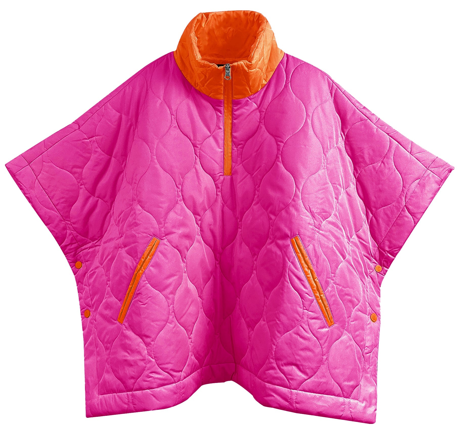 Quilted Puffer Poncho - Charming Charlie