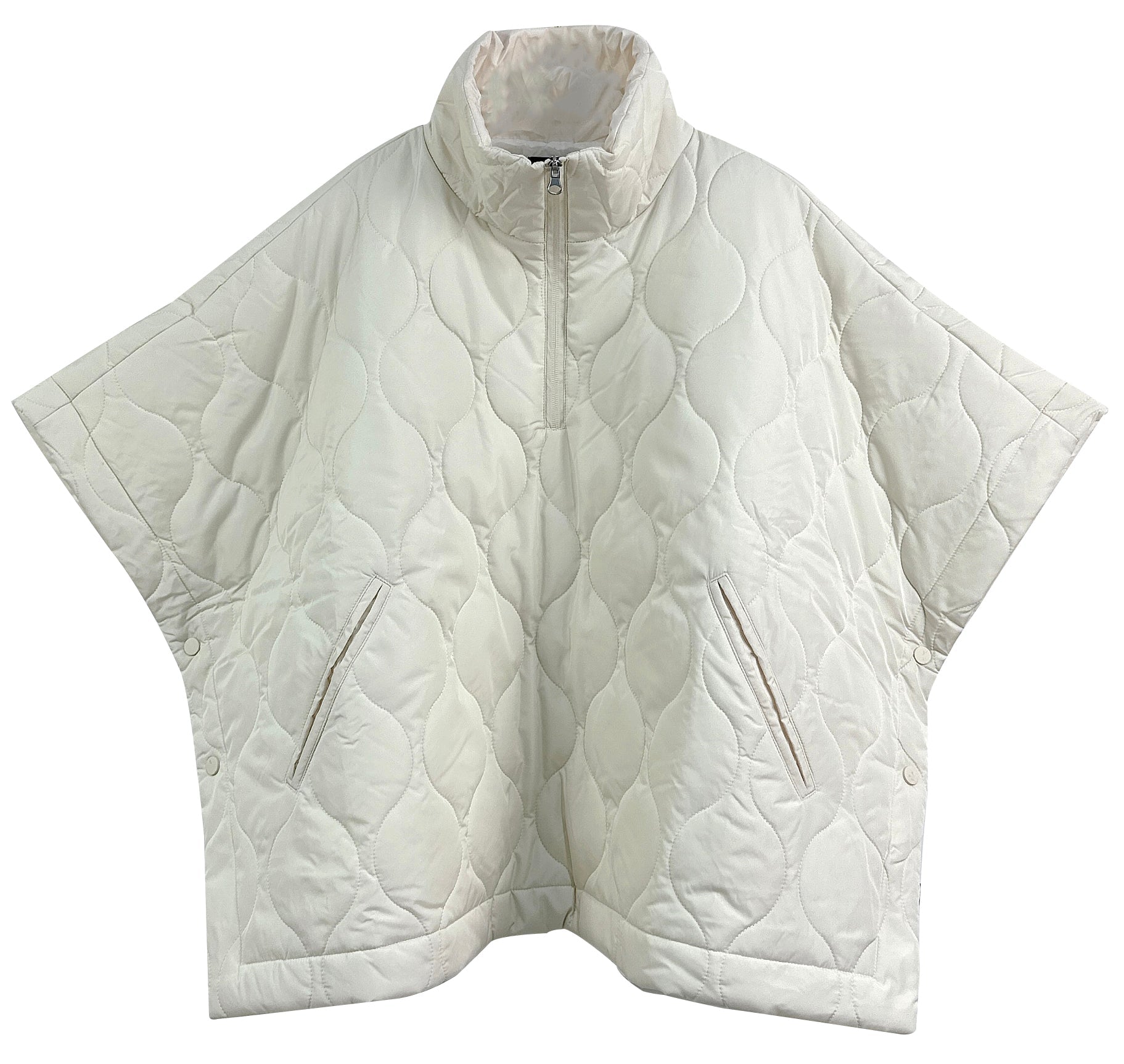 Quilted Puffer Poncho - Charming Charlie