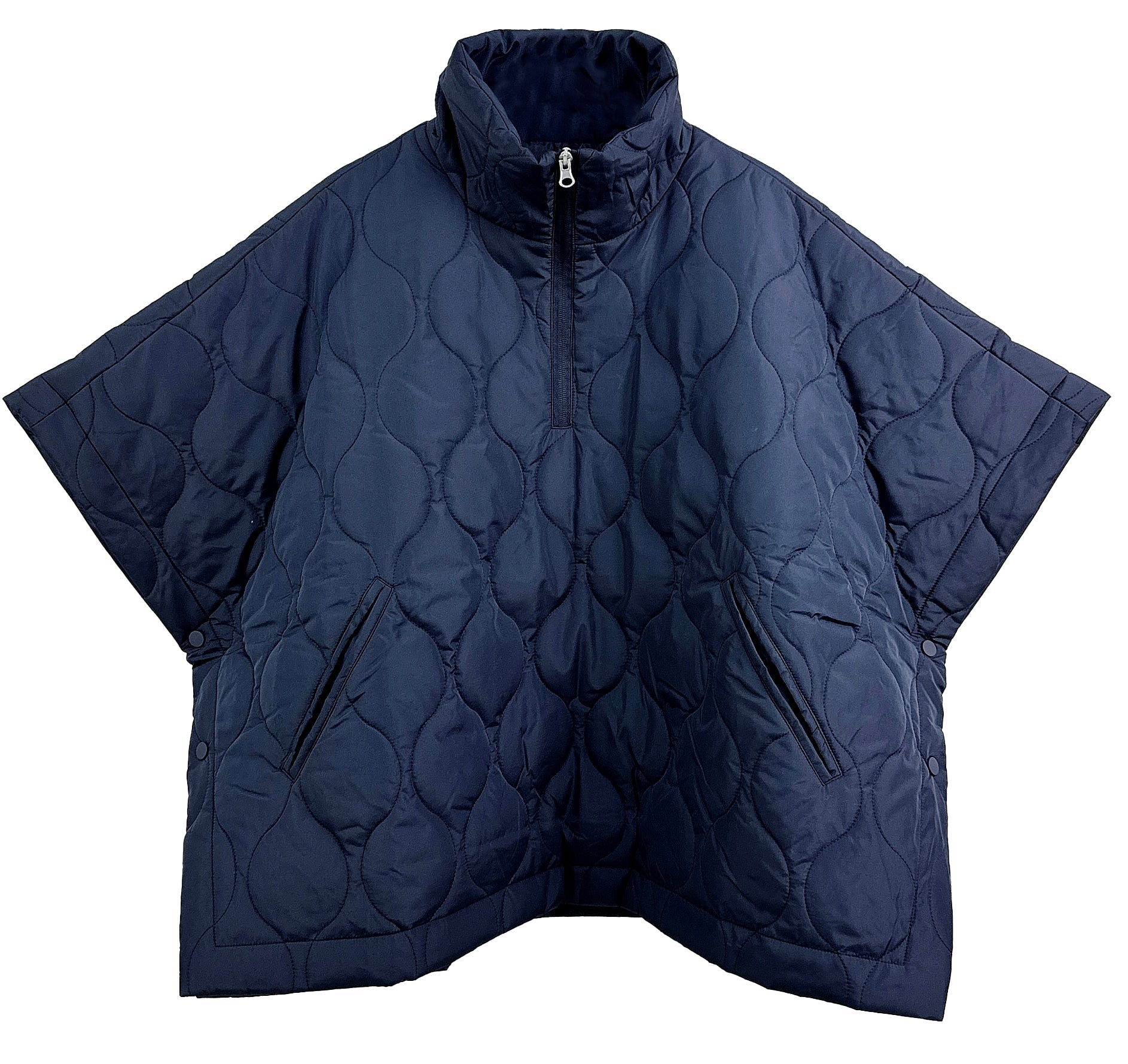 Quilted Puffer Poncho - Charming Charlie