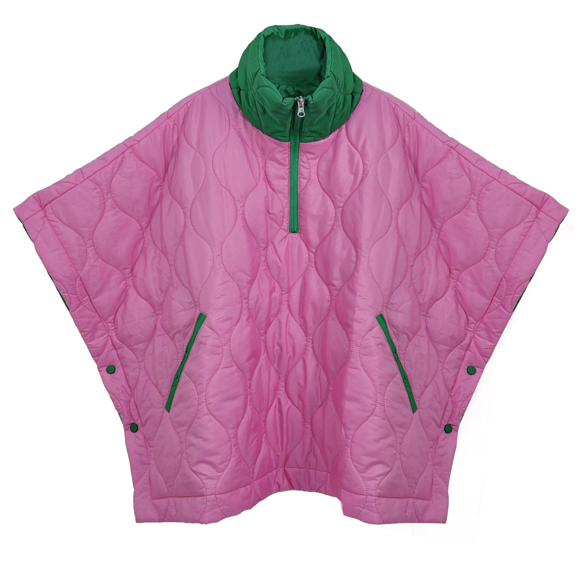 Quilted Puffer Poncho - Charming Charlie