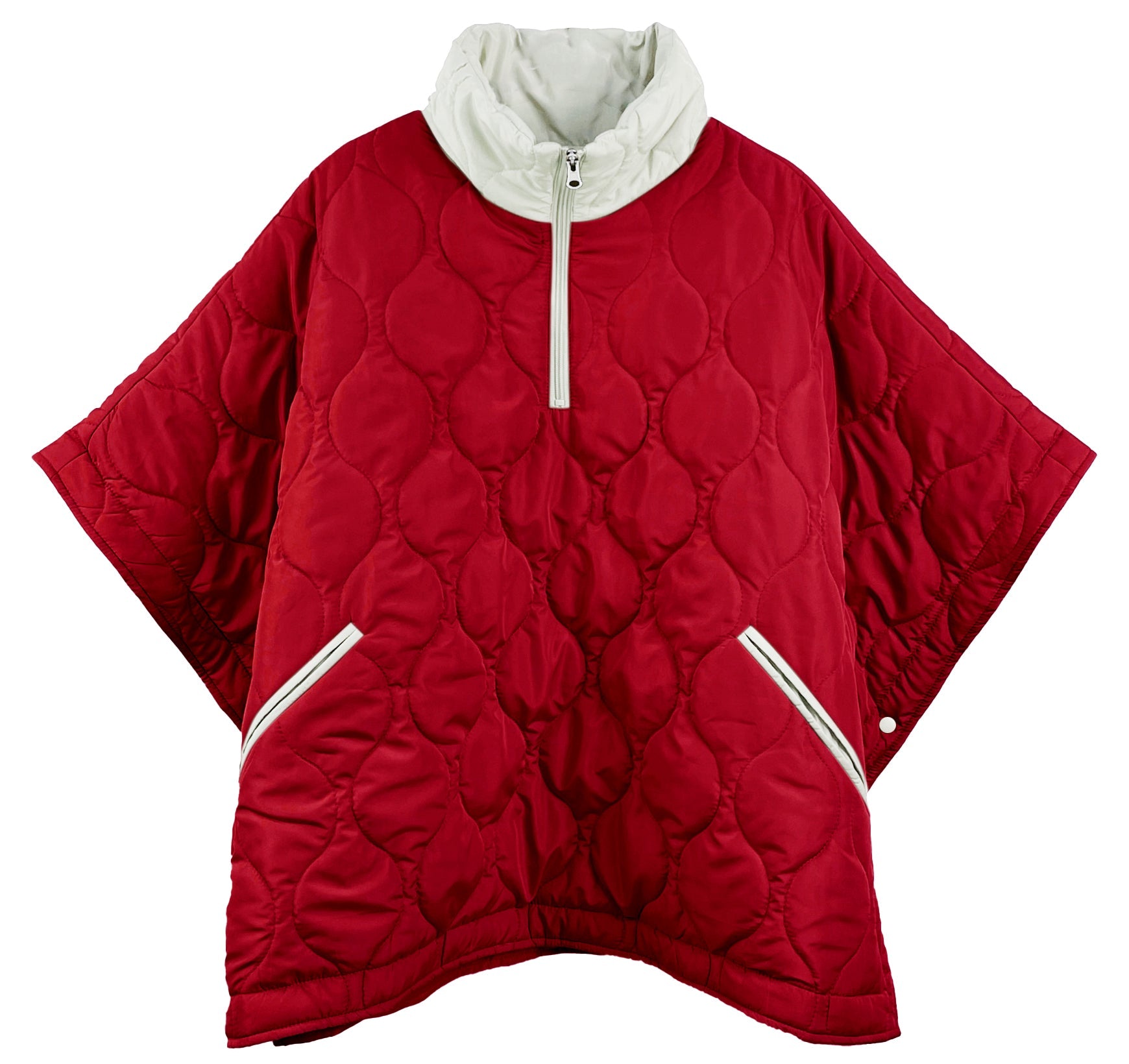 Quilted Puffer Poncho - Charming Charlie