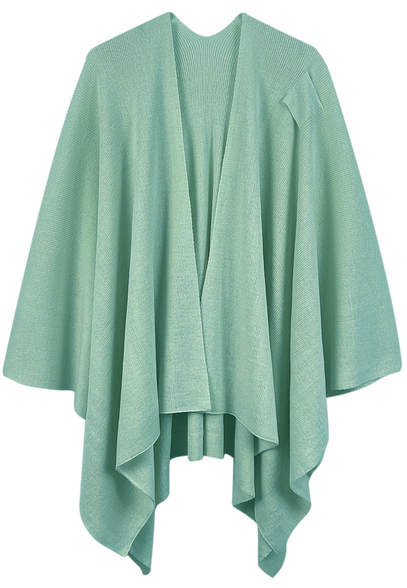Solid Ruana With Shoulder Strap - Charming Charlie