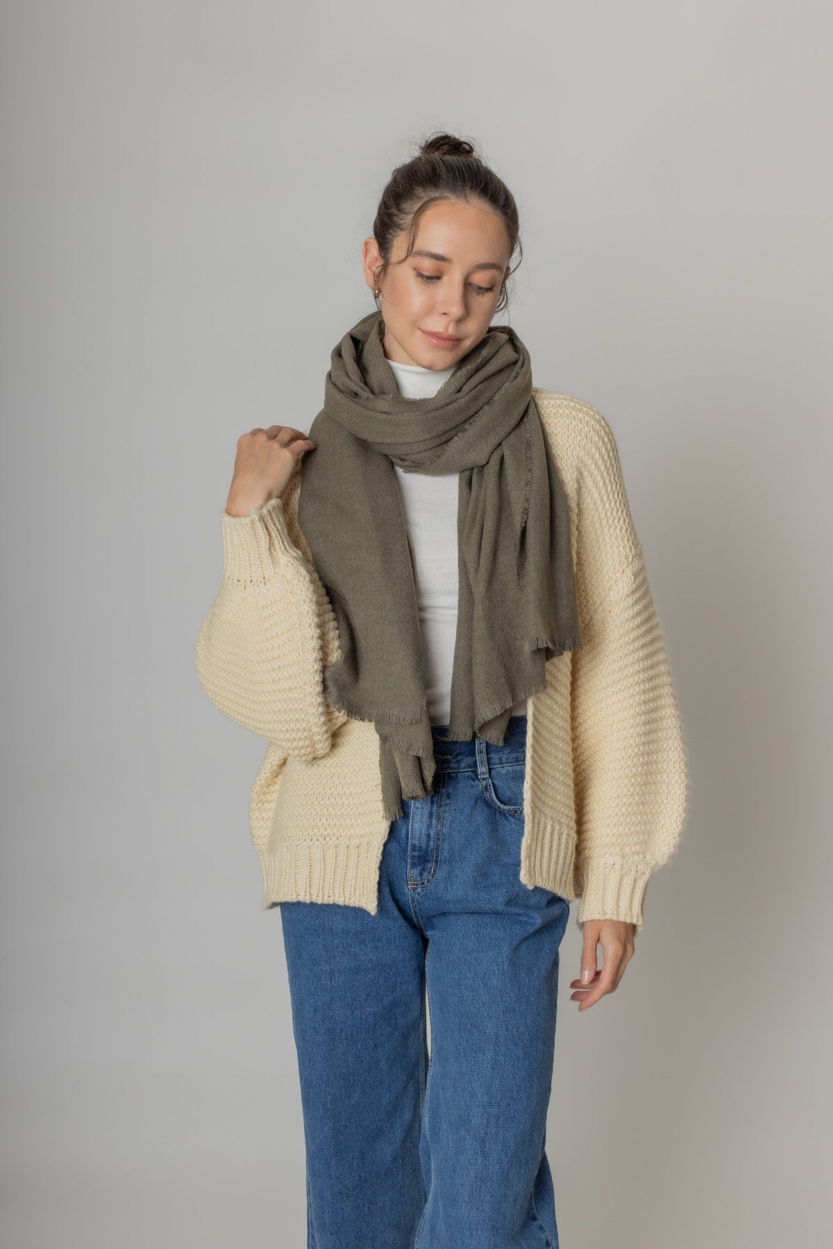 Solid Oblong Scarf - Charming Charlie