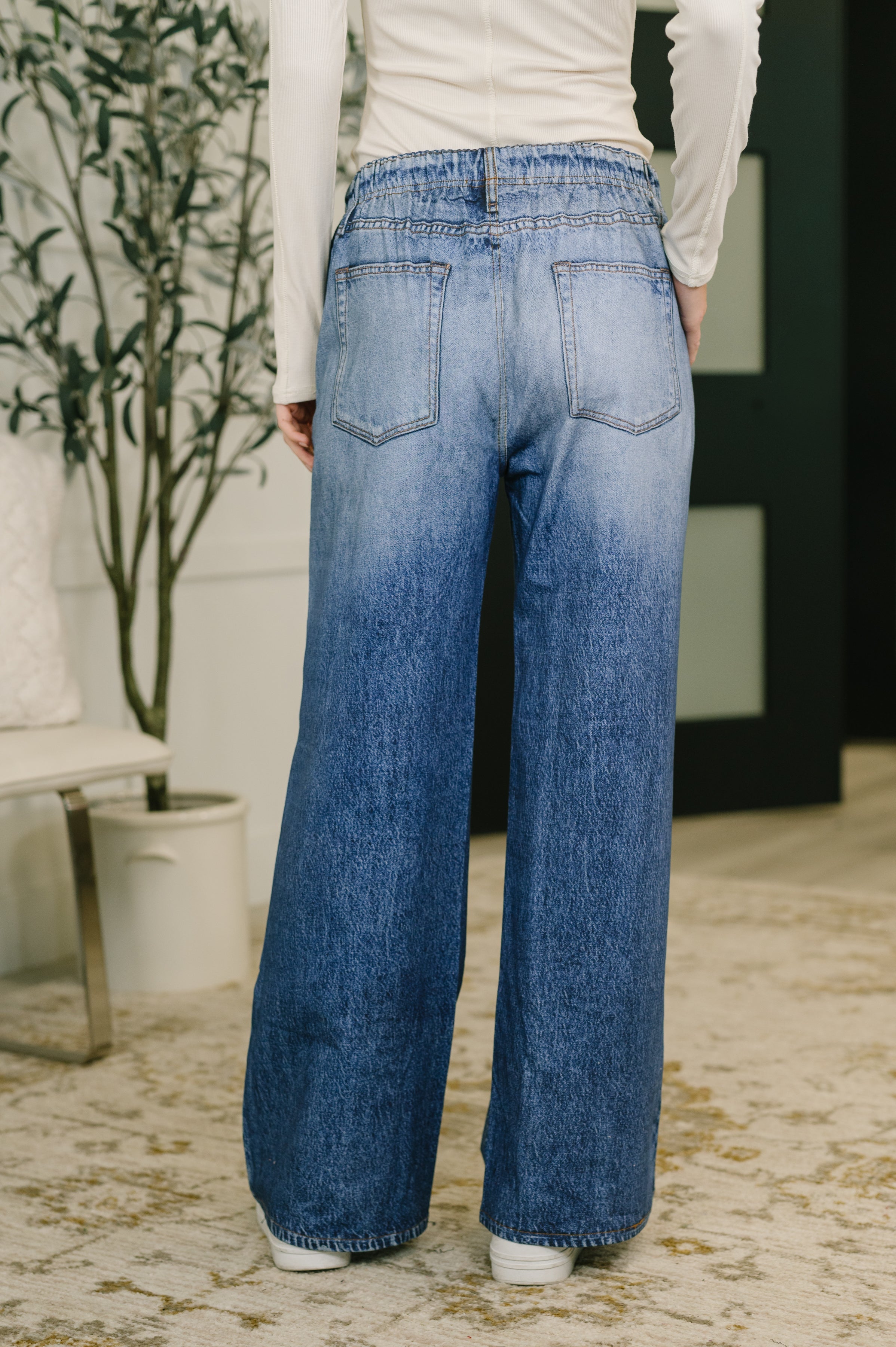 Zenim Printed Wide Leg Bottoms - Charming Charlie