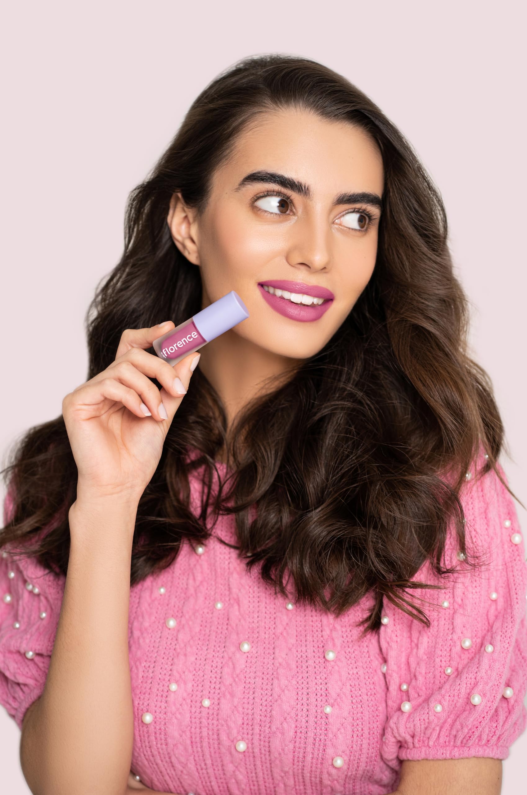 florence by mills Be A VIP Velvet Liquid Lipstick, Go Off (Rosey Pink), 0.13 oz/ 3.8g - Charming Charlie