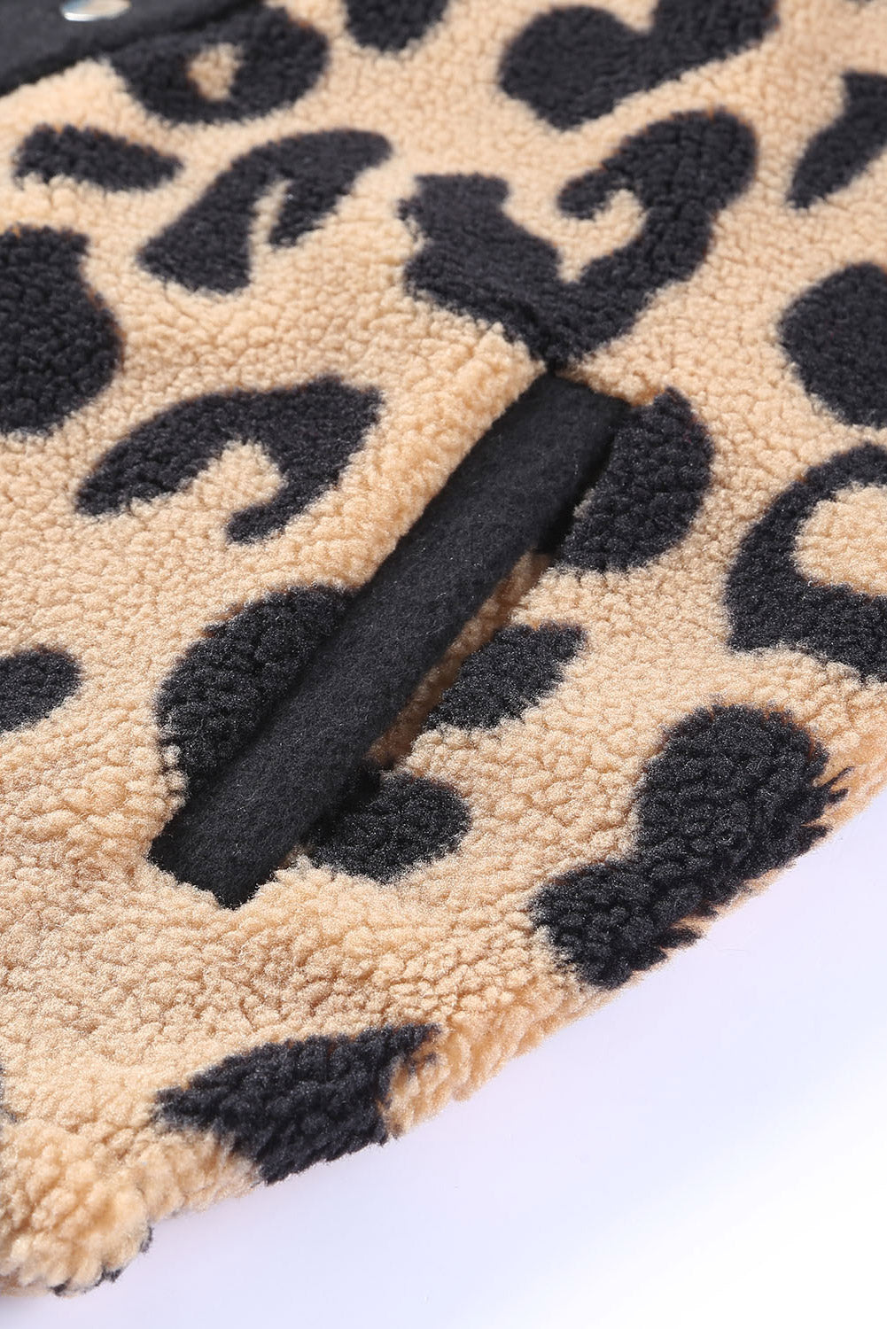 Leopard Button Up Long Sleeve Jacket - Charming Charlie