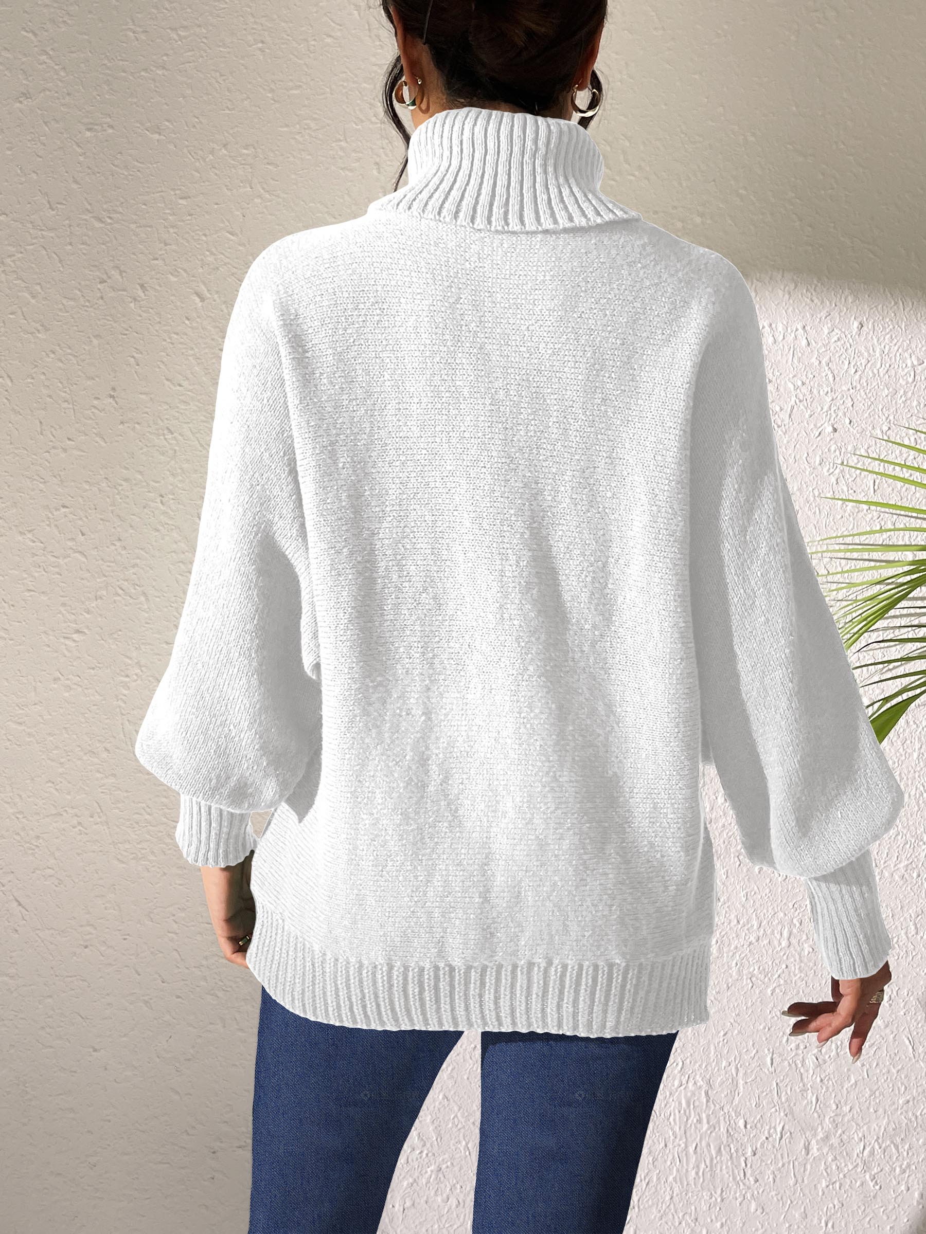 Turtleneck Long Sleeve Sweater - Charming Charlie
