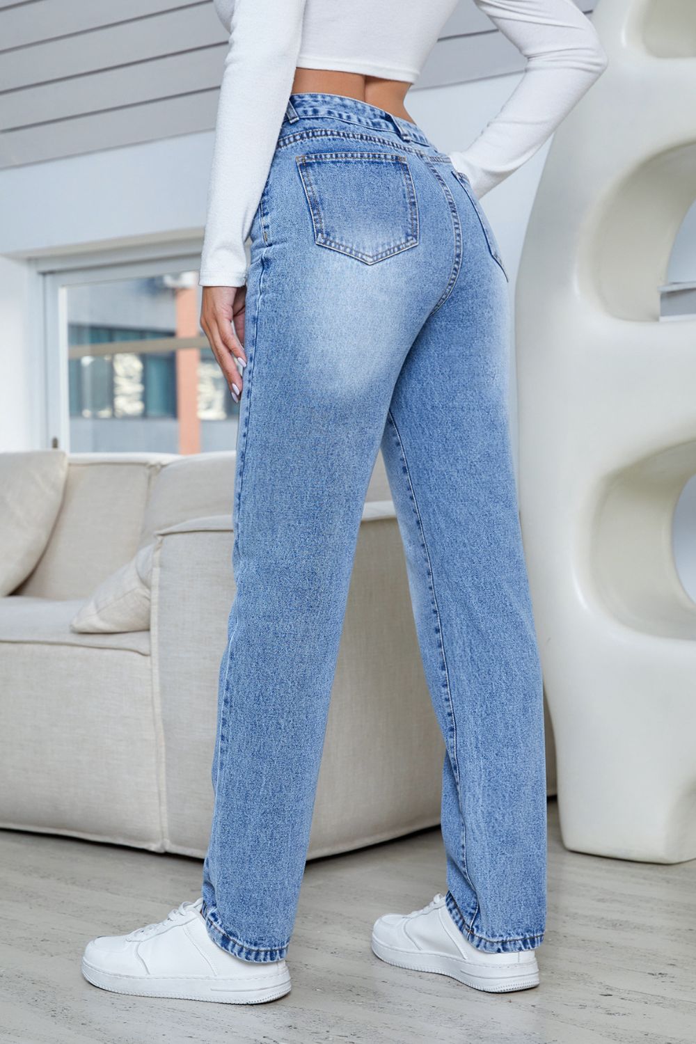 Straight Jeans with Pockets - Charming Charlie