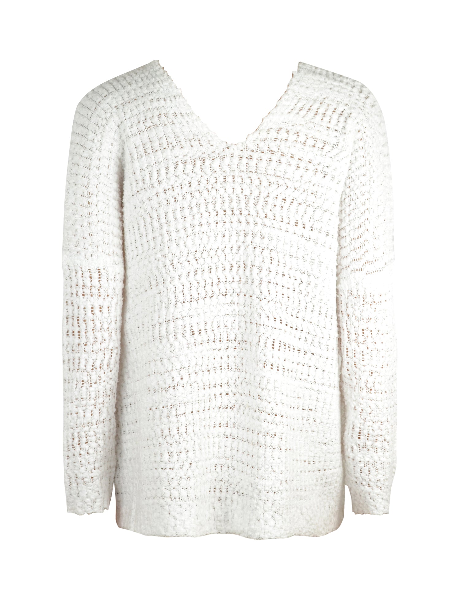 Angel Wings Single Shoulder Long Sleeve Sweater - Charming Charlie