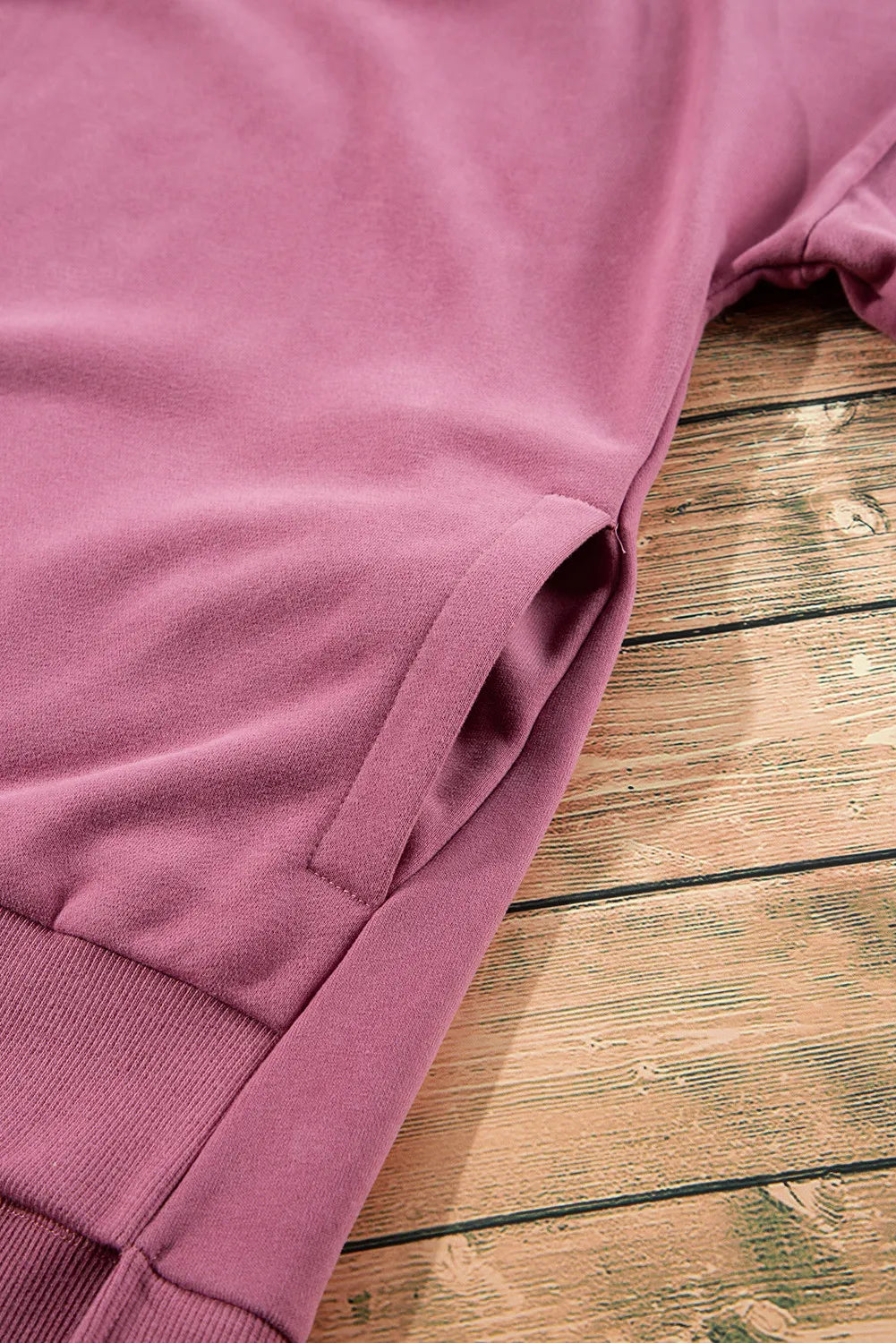 Round Neck Long Sleeve Sweatshirt - Charming Charlie