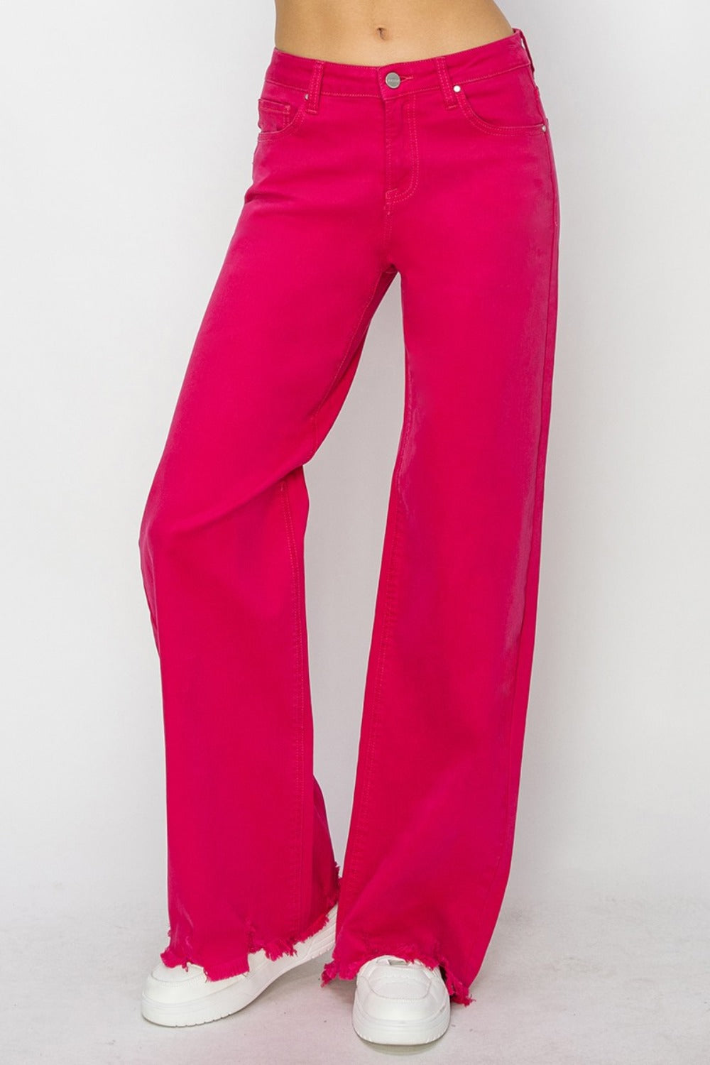 RISEN High Rise Wide Leg Jeans - Charming Charlie
