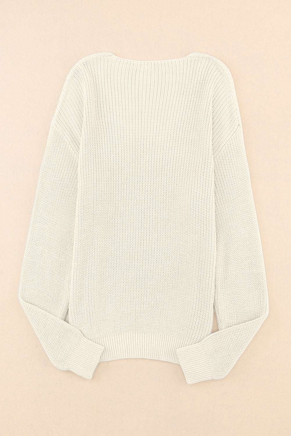 V-Neck Drop Shoulder Sweater - Charming Charlie