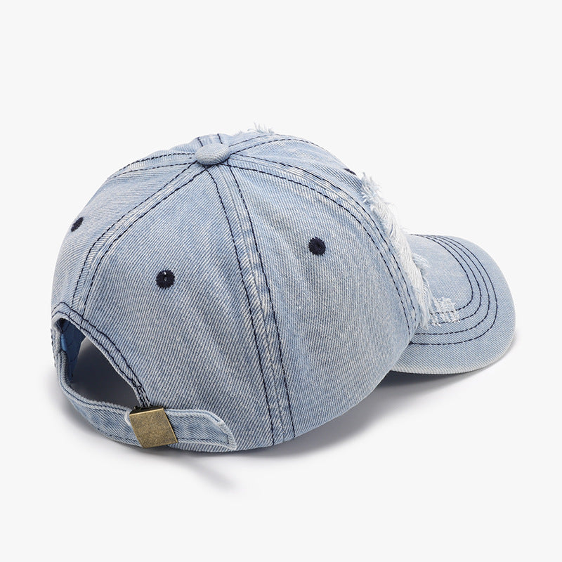 Distressed Cotton Baseball Cap - Charming Charlie