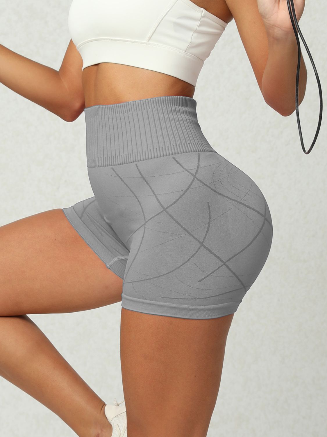 High Waist Active Shorts - Charming Charlie
