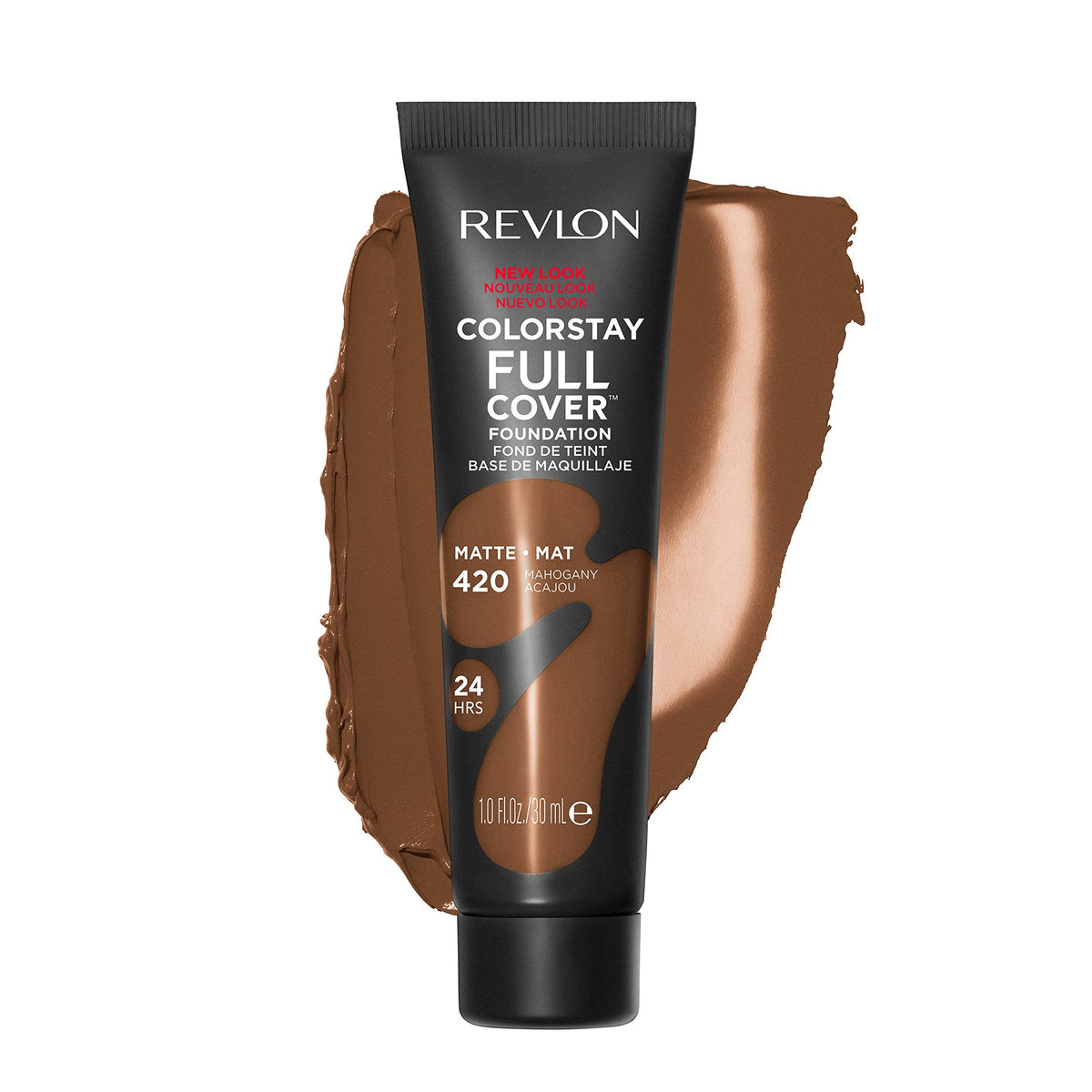 Revlon ColorStay Full Cover Longwear Matte Foundation, Heat & Sweat Resistant Lightweight Face Makeup - Charming Charlie