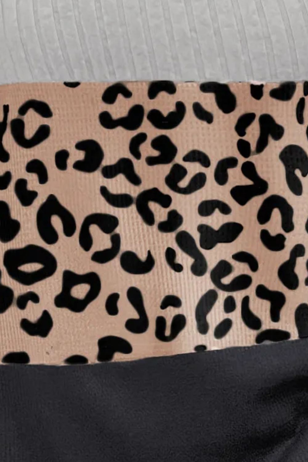 Leopard Round Neck Long Sleeve Top - Charming Charlie