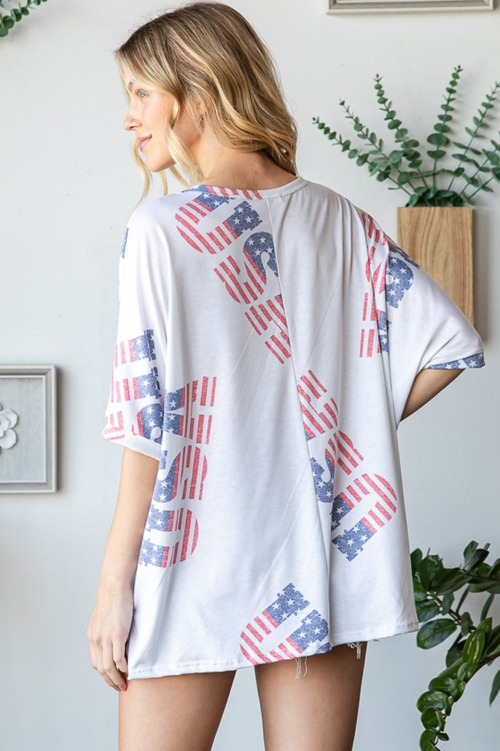 HOPELY Letter Graphic Round Neck T-Shirt - Charming Charlie