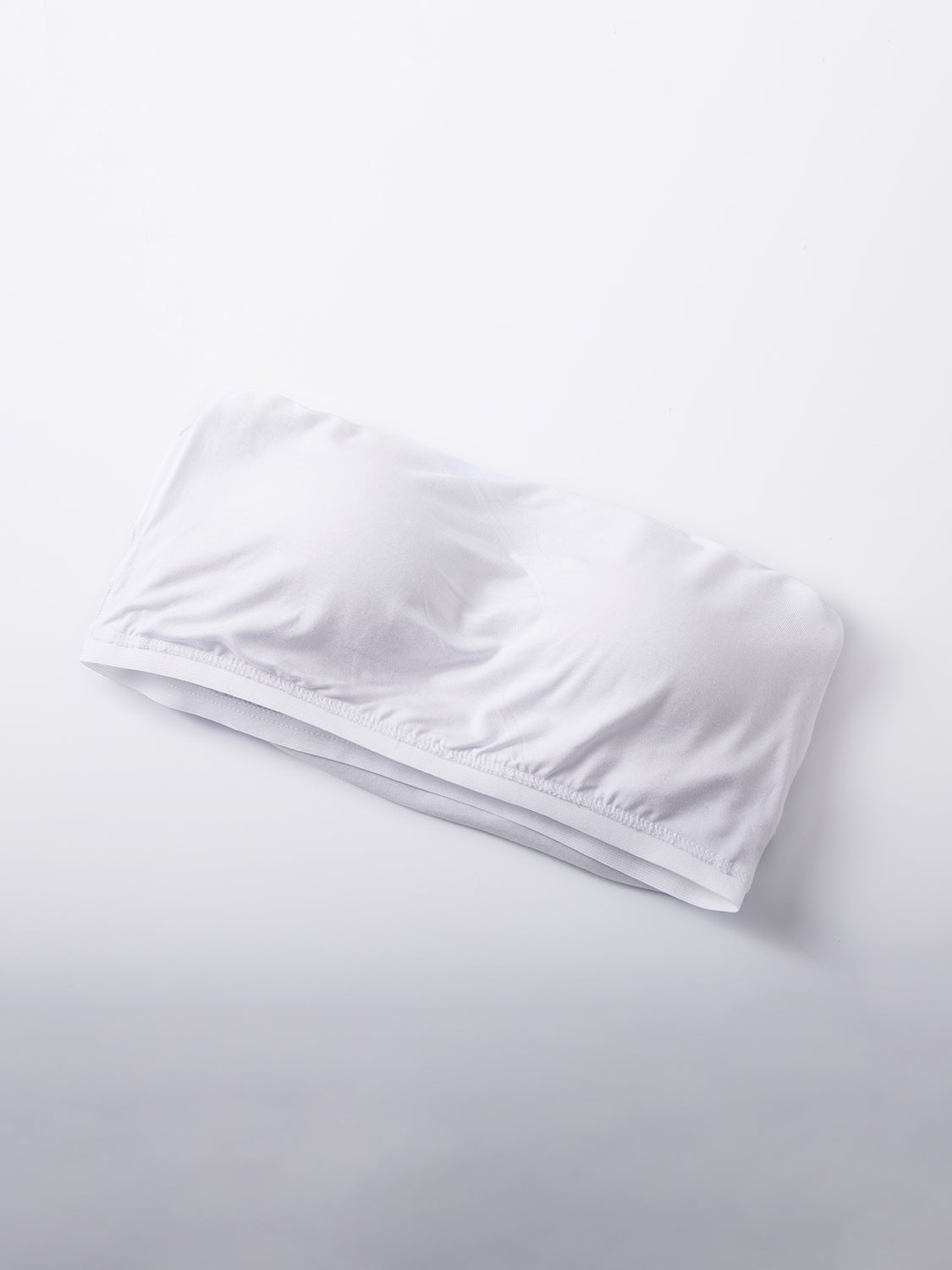 Round Neck Short Sleeve T-Shirt with Bra - Charming Charlie