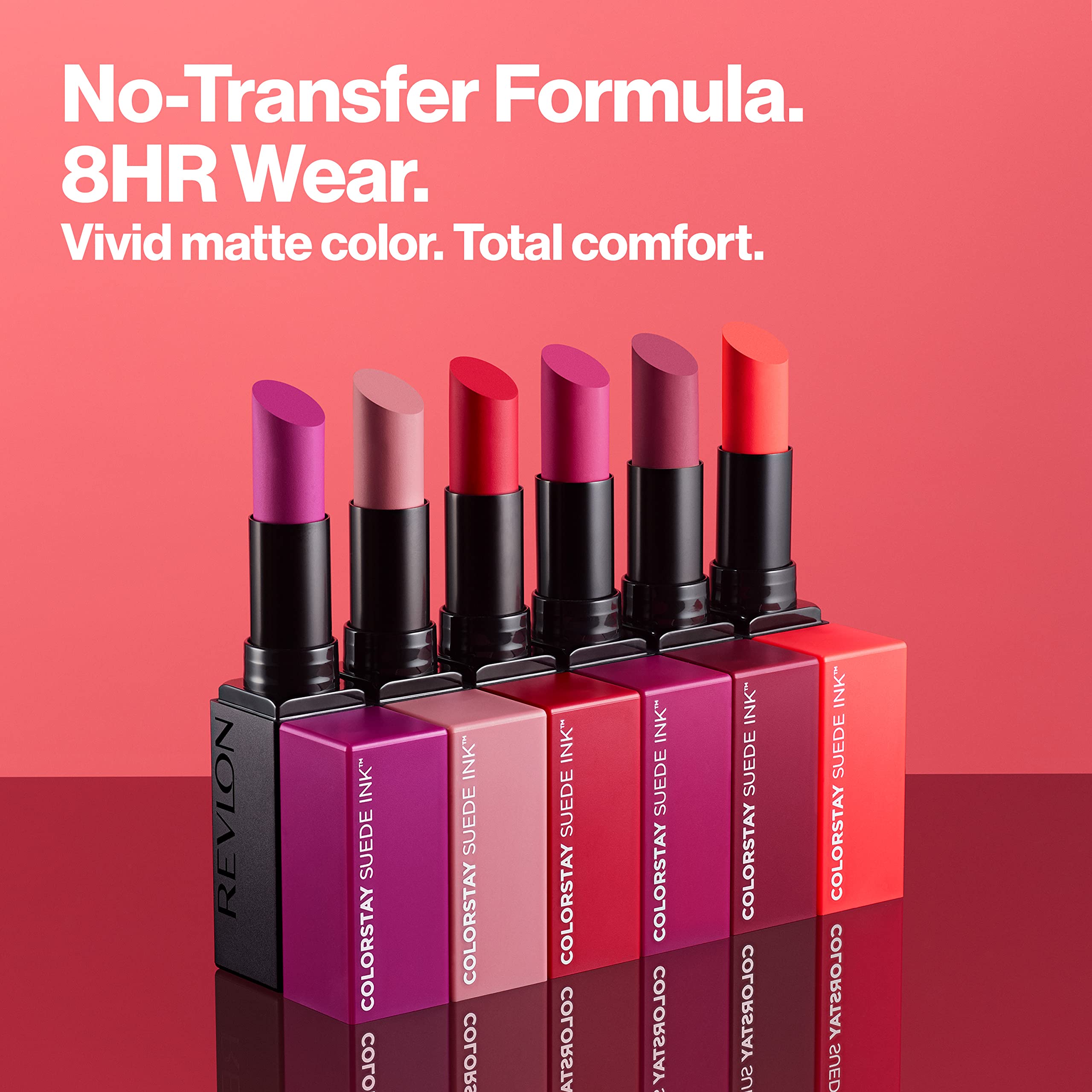 REVLON Lipstick, ColorStay Suede Ink, Built-in Primer - Charming Charlie
