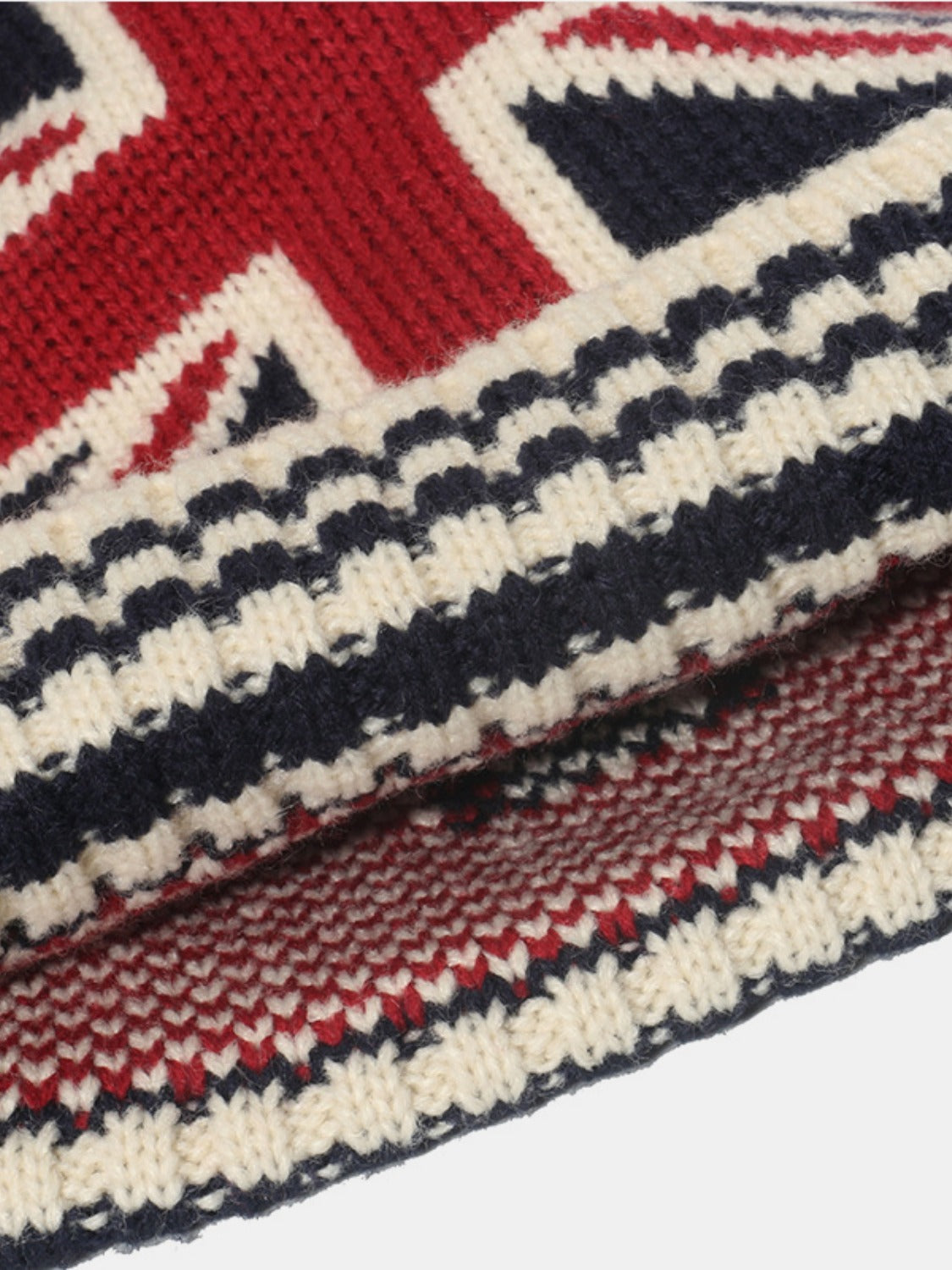 Roll Rim US Flag Knit Hat - Charming Charlie