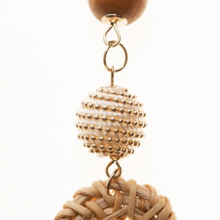 Wood Shell Drop Earrings - Charming Charlie