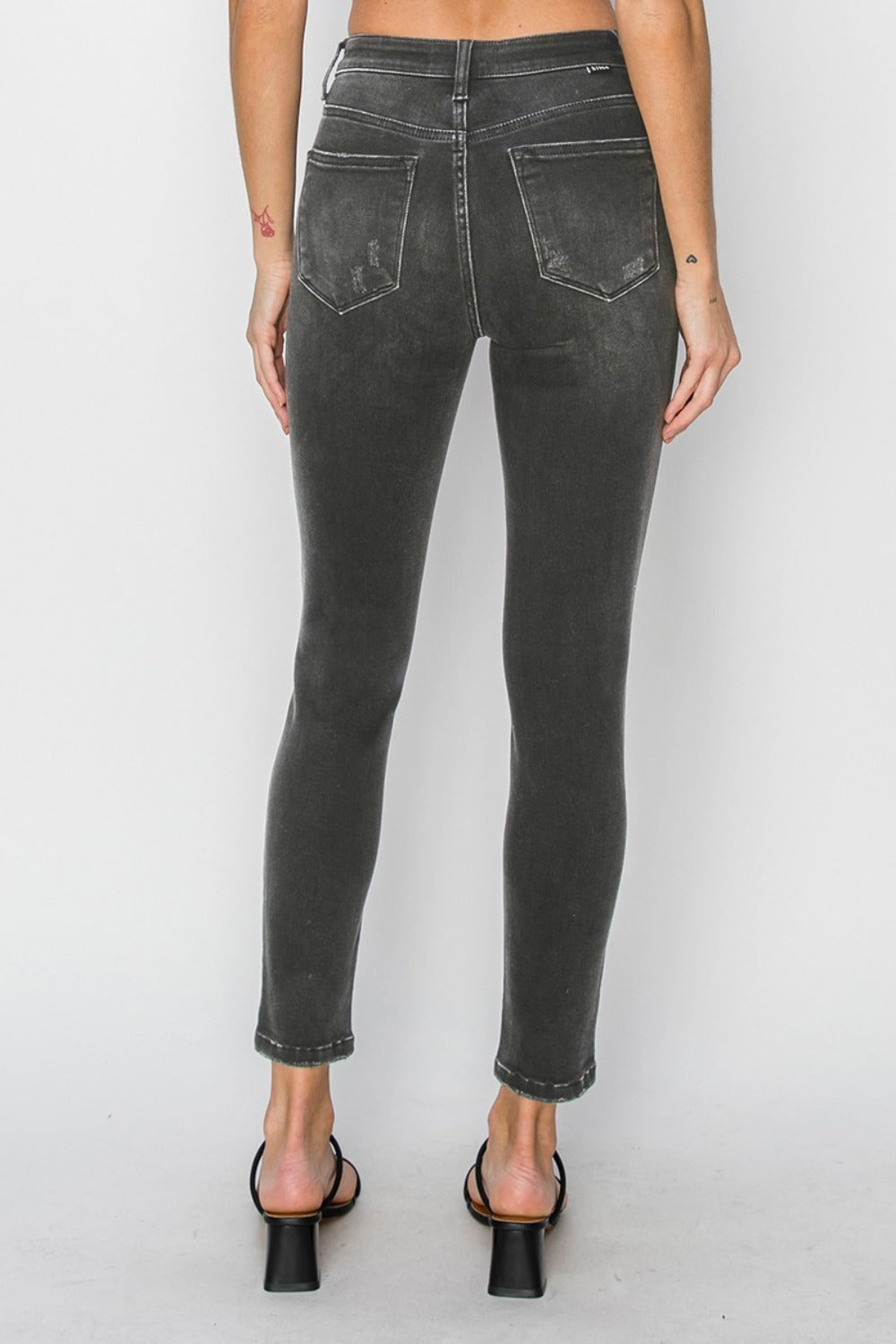 RISEN Full Size High Rise Ankle Skinny Jeans - Charming Charlie