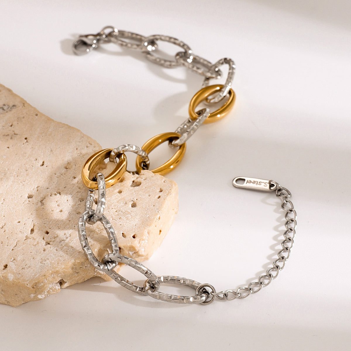 18K Gold-Plated Stainless Steel Bracelet - Charming Charlie