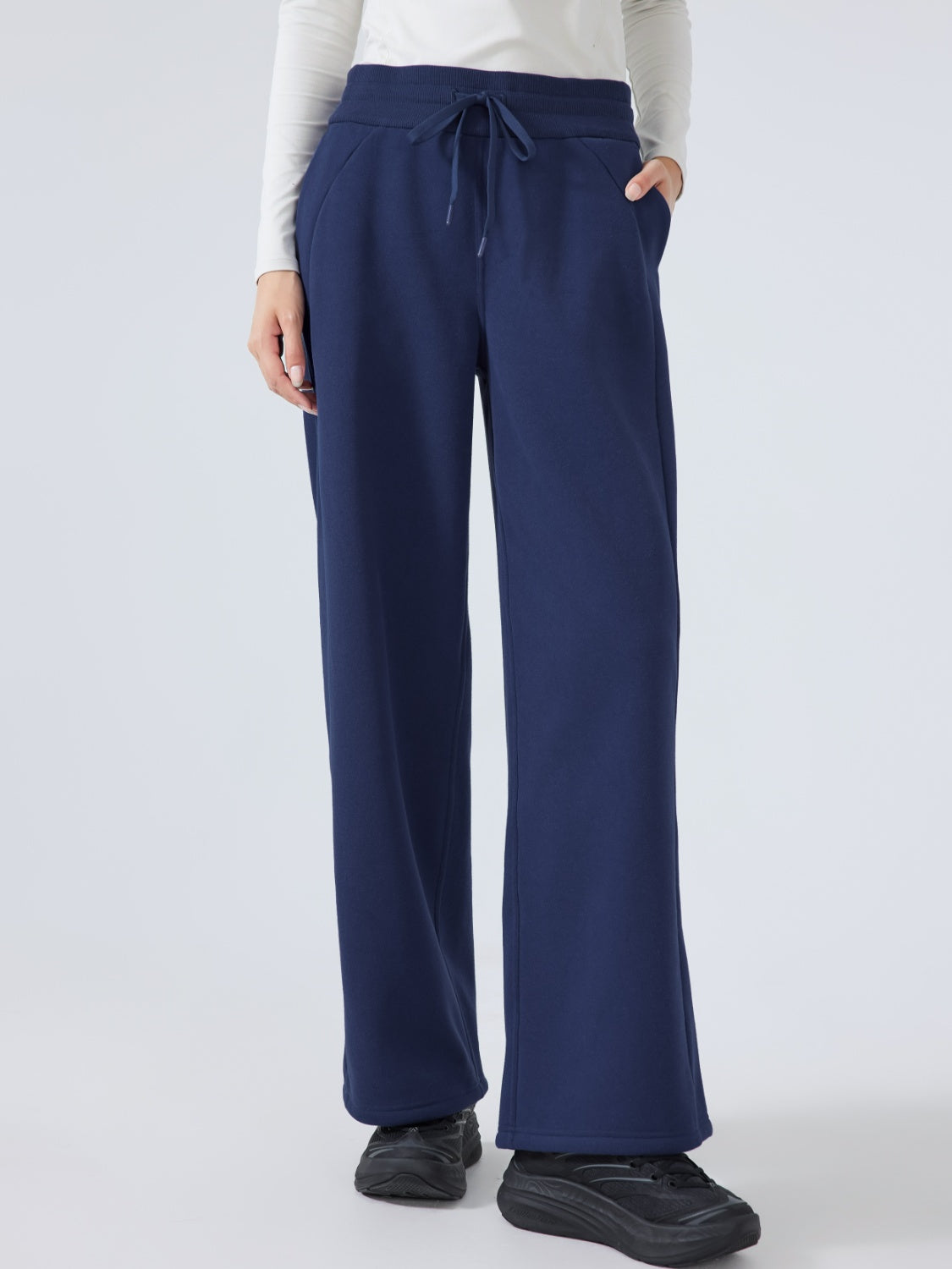 Drawstring Wide Leg Pants - Charming Charlie