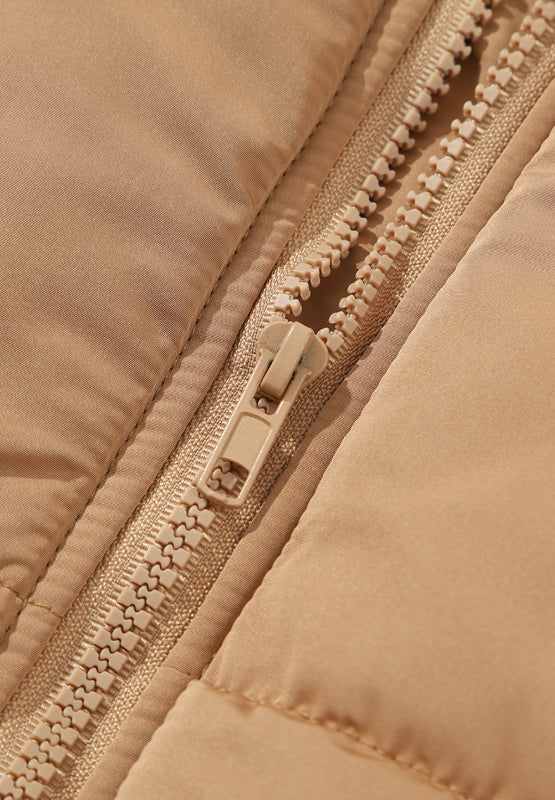 Zip Up Vest Coat with Pockets - Charming Charlie