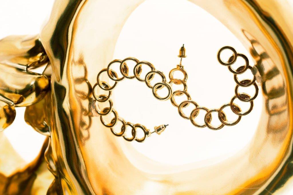 Gold Circle Hoop Earrings - Charming Charlie