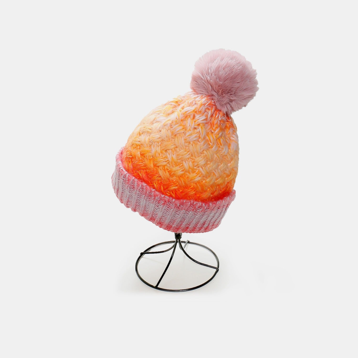 Gradient Knit Hat with Pompom - Charming Charlie