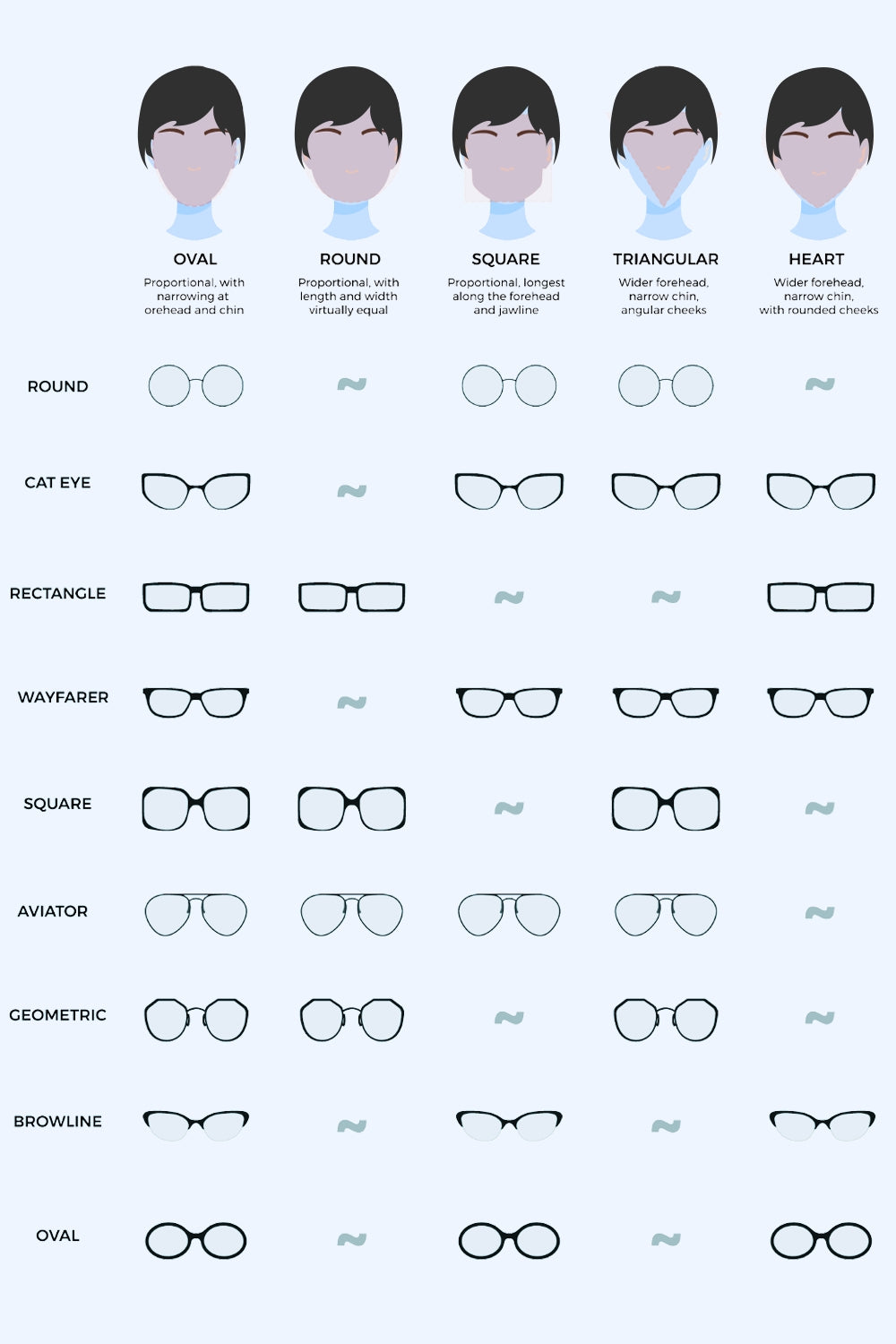 UV400 Patterned Polycarbonate Square Sunglasses - Charming Charlie