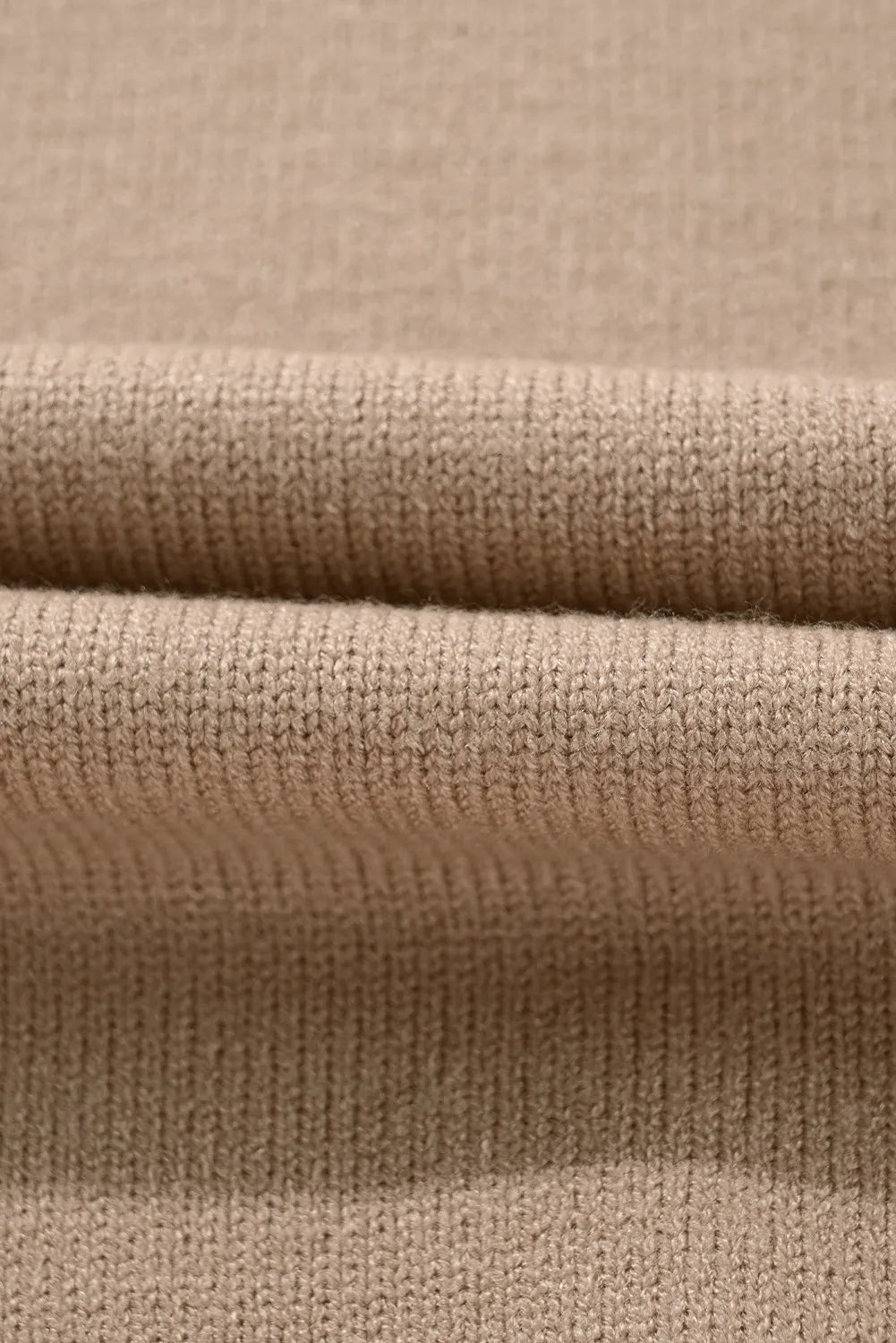 Contrast Round Neck Long Sleeve Sweater - Charming Charlie