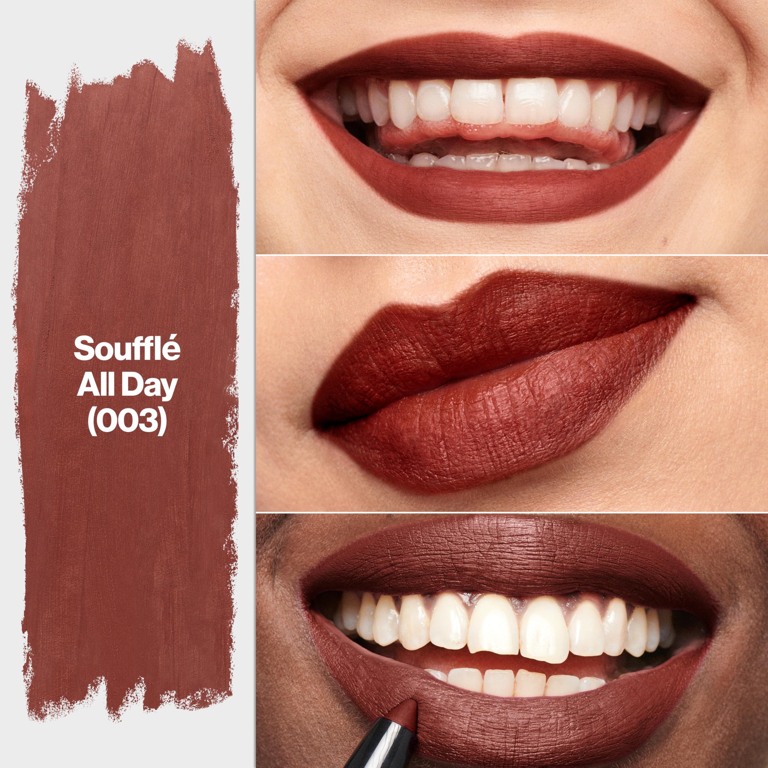 REVLON ColorStay Matte Lite Crayon Lipstick with Built-in Sharpener, Longlasting Non-Drying Matte Formula, Transfer-Proof Lipcolor - Charming Charlie