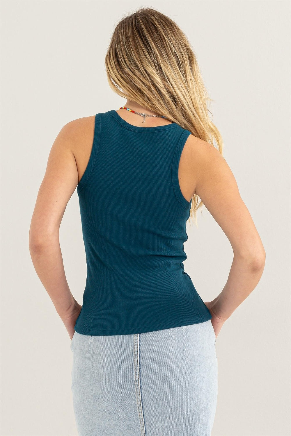 HYFVE Ribbed Round Neck Tank - Charming Charlie