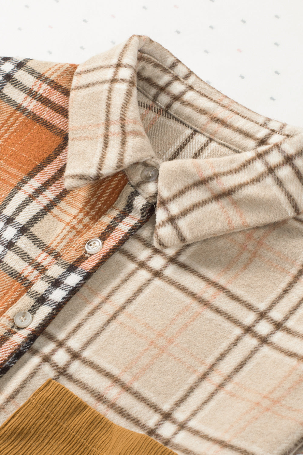Plaid Button Up Long Sleeve Shacket - Charming Charlie