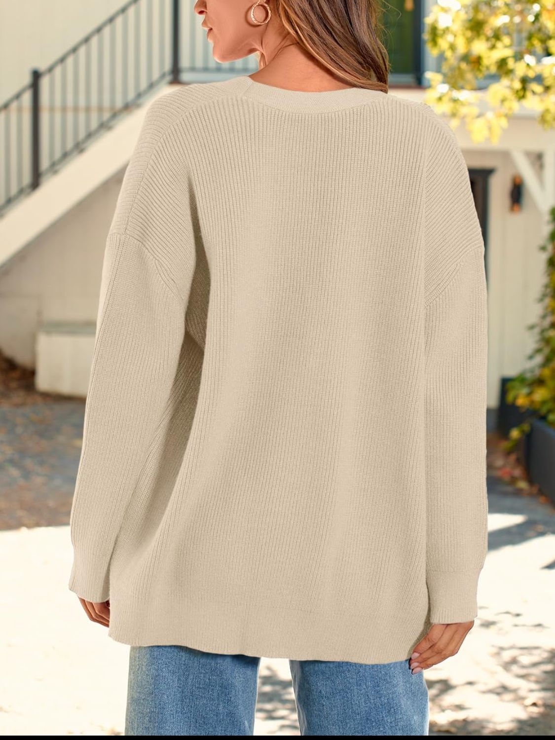 Button Down Long Sleeve Cardigan - Charming Charlie
