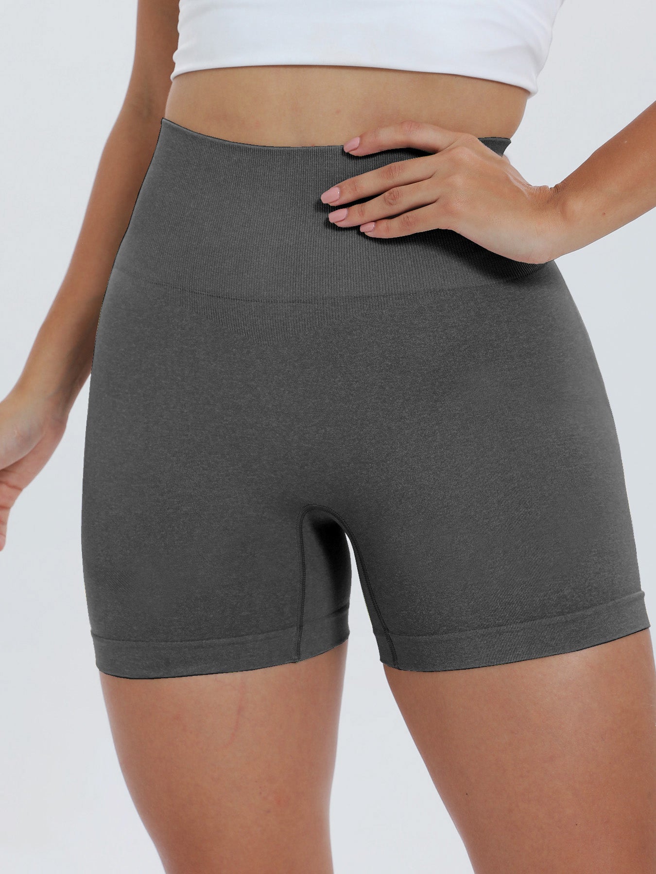 High Waist Active Shorts - Charming Charlie