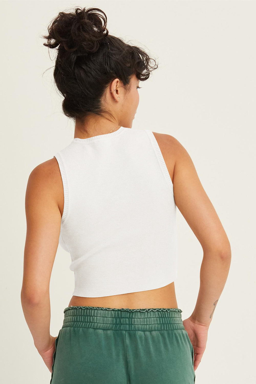 HYFVE Ribbed Knit Cropped Tank - Charming Charlie