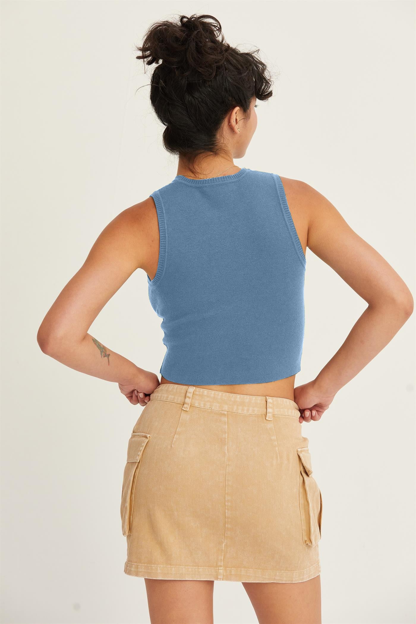 HYFVE Ribbed Knit Cropped Tank - Charming Charlie