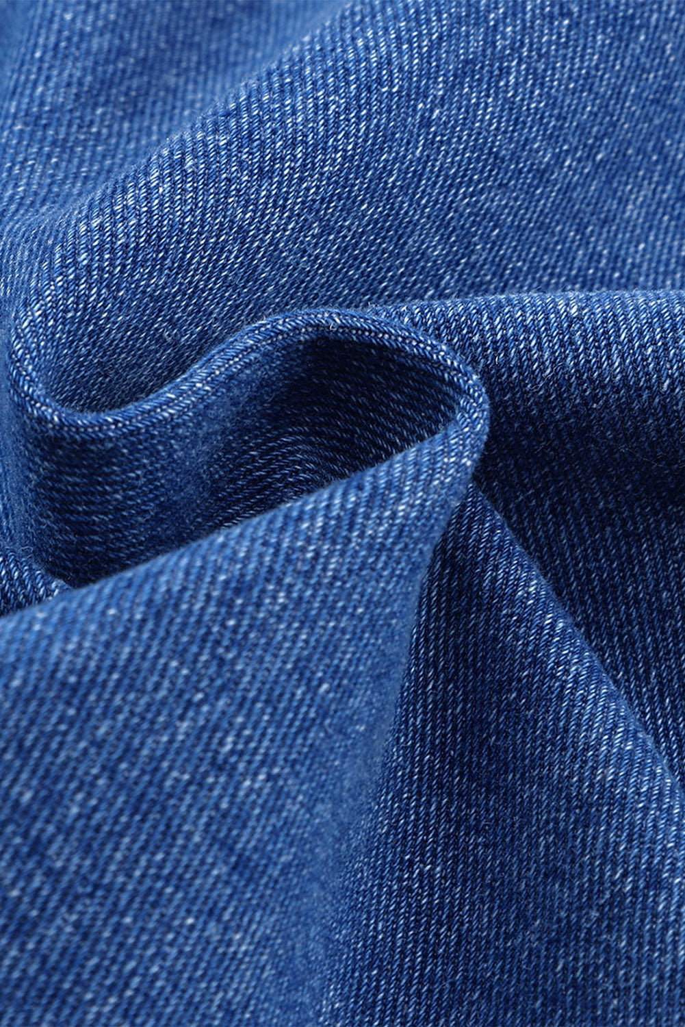 Collared Neck Button Up Denim Jacket - Charming Charlie