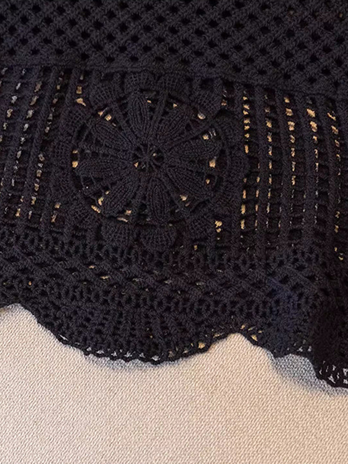 Openwork Scoop Neck Tank - Charming Charlie