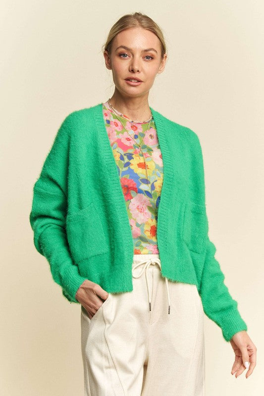 Davi & Dani Open Front Drop Shoulder Cardigan - Charming Charlie